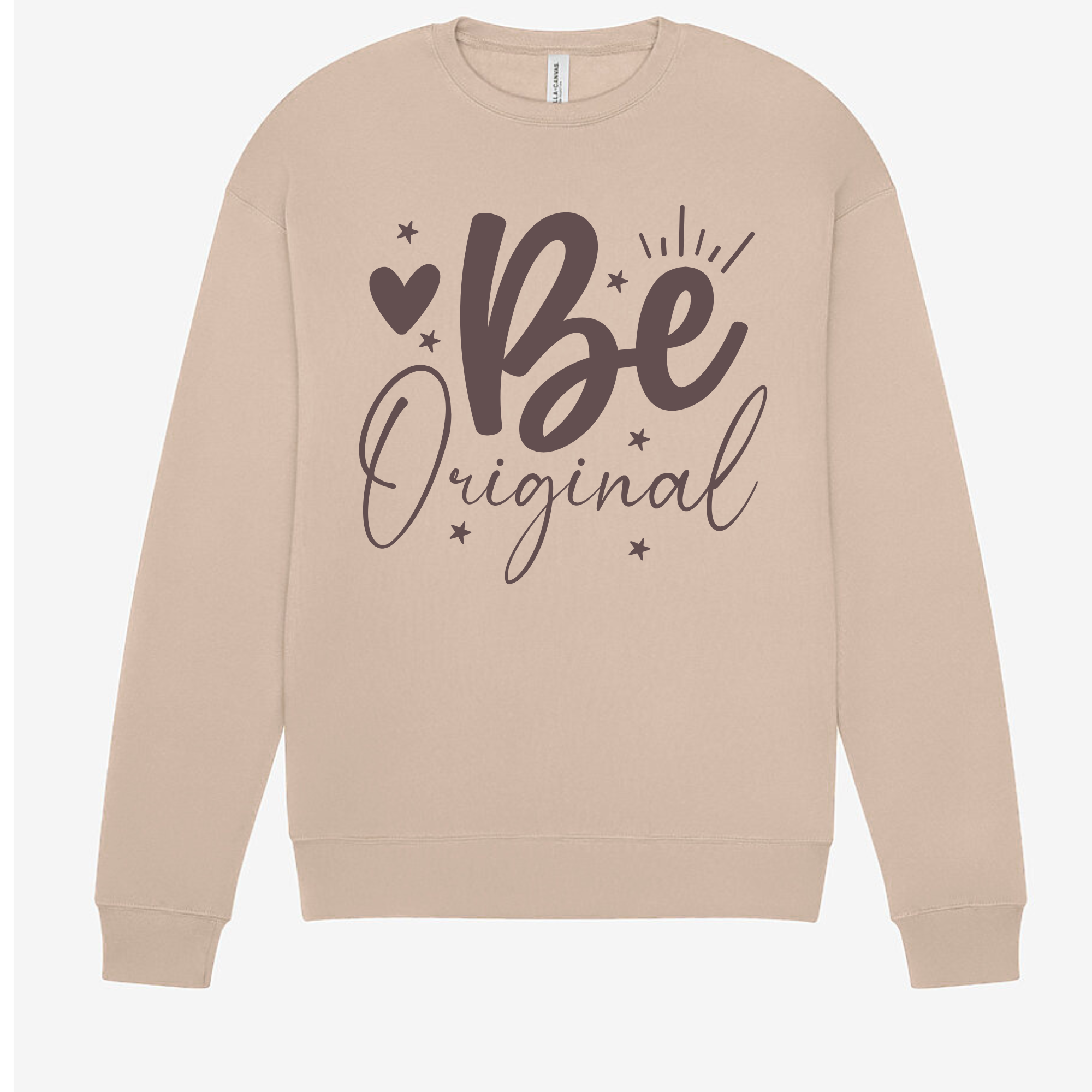 Be Original Sweatshirt – Cozy Crewneck for Bold Souls